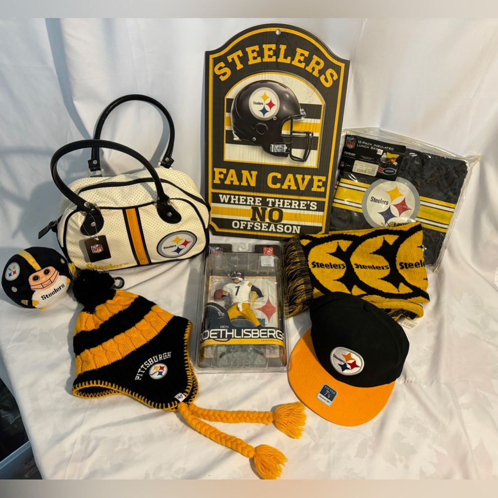 Pittsburgh Steelers 8 Piece Bundle New Official NFL Merch